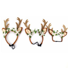 Load image into Gallery viewer, Christmas Pet Accessories Dog Hairpin Cat Ornament Christmas Antler Headband, S, M, L
