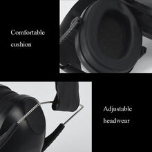 Load image into Gallery viewer, Learn Sleep Industry Noise Reduction Earmuffs Shooting Soundproof Earmuffs, Black, Green