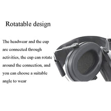 Load image into Gallery viewer, Learn Sleep Industry Noise Reduction Earmuffs Shooting Soundproof Earmuffs, Black, Green