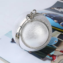 Load image into Gallery viewer, Spherical Dinner Bag Simple Personality Round Ball Evening Bag Ladies Pu Banquet Bag Makeup Clutch Bag