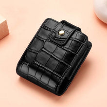 Load image into Gallery viewer, Simple Cowhide Crocodile Pattern Lipstick Bag Storage Portable Makeup Bag With Mirror