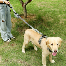 Load image into Gallery viewer, Dog Outdoor Anti-Scourge Traction Rope Nylon Reflective Elastic Stretch Dog Walking Rope, Elastic Stretch Yellow, Elastic Stretch Green