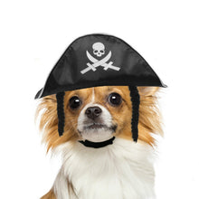 Load image into Gallery viewer, Pet Supplies Halloween Pirate Hat Cat And Dog Wig White Pirate Hat, White Pirate Hat,