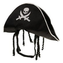 Load image into Gallery viewer, Pet Supplies Halloween Pirate Hat Cat And Dog Wig White Pirate Hat, White Pirate Hat,