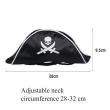 Load image into Gallery viewer, Pet Supplies Halloween Pirate Hat Cat And Dog Wig White Pirate Hat, White Pirate Hat,