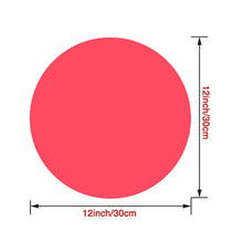 Load image into Gallery viewer, 12 Inch Food Grade Silicone Microwave Oven Mat Round Silicone Placemat Non-Slip Insulation Mat, Black, Red, Blue, Green, Purple, Gray