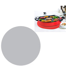 Load image into Gallery viewer, 12 Inch Food Grade Silicone Microwave Oven Mat Round Silicone Placemat Non-Slip Insulation Mat, Black, Red, Blue, Green, Purple, Gray