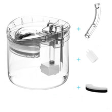 Load image into Gallery viewer, Pet Automatic Circulating Silent And Does Not Leak Electricity Water Dispenser, US Plug  Transparent Color, UK Plug Transparent Color, US Plug  Smart Induction Starter, EU Plug Smart Induction Starter