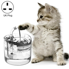Load image into Gallery viewer, Pet Automatic Circulating Silent And Does Not Leak Electricity Water Dispenser, US Plug  Transparent Color, UK Plug Transparent Color, US Plug  Smart Induction Starter, EU Plug Smart Induction Starter