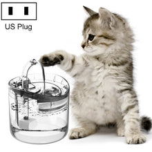 Load image into Gallery viewer, Pet Automatic Circulating Silent And Does Not Leak Electricity Water Dispenser, US Plug  Transparent Color, UK Plug Transparent Color, US Plug  Smart Induction Starter, EU Plug Smart Induction Starter