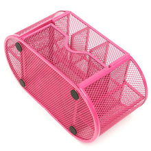 Load image into Gallery viewer, Desk Organizer 9 Grids Metal Mesh Office Pen Pencil Holder