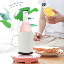 Load image into Gallery viewer, Fast Cooling Heating Pad USB Mini Portable Car Home Heating And Cooling Cup, Pink, Green