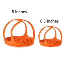 Load image into Gallery viewer, Silicone Steamer Egg Cooker Silicone Steamer Basket, 8 Inches, 6.5 Inches
