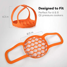 Load image into Gallery viewer, Silicone Steamer Egg Cooker Silicone Steamer Basket, 8 Inches, 6.5 Inches
