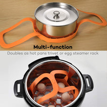 Load image into Gallery viewer, Silicone Steamer Egg Cooker Silicone Steamer Basket, 8 Inches, 6.5 Inches