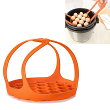 Load image into Gallery viewer, Silicone Steamer Egg Cooker Silicone Steamer Basket, 8 Inches, 6.5 Inches