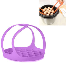 Load image into Gallery viewer, Silicone Steamer Egg Cooker Silicone Steamer Basket, 8 Inches, 6.5 Inches