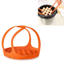 Load image into Gallery viewer, Silicone Steamer Egg Cooker Silicone Steamer Basket, 8 Inches, 6.5 Inches