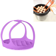 Load image into Gallery viewer, Silicone Steamer Egg Cooker Silicone Steamer Basket, 8 Inches, 6.5 Inches