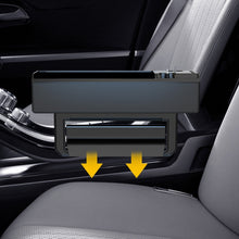 Load image into Gallery viewer, Car Seat Storage Box With Cable Car USB Charger, 2-wire, 3-wire, 2-wire + Storage Box