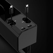 Load image into Gallery viewer, Car Seat Storage Box With Cable Car USB Charger, 2-wire, 3-wire, 2-wire + Storage Box