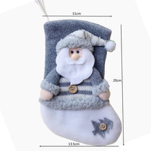 Load image into Gallery viewer, Christmas Decorations Thick Flannel Christmas Socks Gift Bag, Elderly, Snowman, Elk