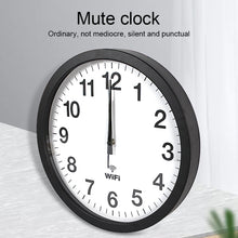 Load image into Gallery viewer, Smart Network Automatic Time Synchronization Wifi Wall Clock Modern Minimalist Silent Living Room Clock, 12 inch, 14 inch, 16 inch