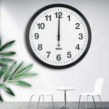 Load image into Gallery viewer, Smart Network Automatic Time Synchronization Wifi Wall Clock Modern Minimalist Silent Living Room Clock, 12 inch, 14 inch, 16 inch