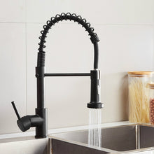 Load image into Gallery viewer, Kitchen Faucet Hot &amp; Cold Water Tank Valve Sink Faucet, Black Model, Electroplating Model, Brushed Model
