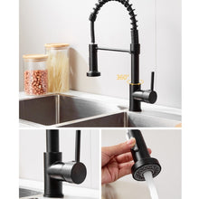 Load image into Gallery viewer, Kitchen Faucet Hot &amp; Cold Water Tank Valve Sink Faucet, Black Model, Electroplating Model, Brushed Model