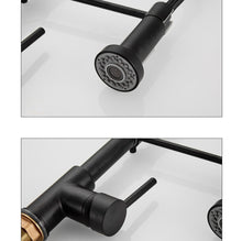 Load image into Gallery viewer, Kitchen Faucet Hot &amp; Cold Water Tank Valve Sink Faucet, Black Model, Electroplating Model, Brushed Model