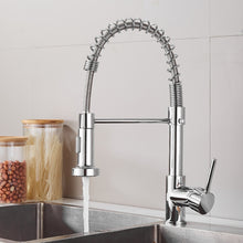 Load image into Gallery viewer, Kitchen Faucet Hot &amp; Cold Water Tank Valve Sink Faucet, Black Model, Electroplating Model, Brushed Model
