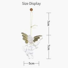 Load image into Gallery viewer, 4pcs/bag Christmas Decorations Transparent Angel Pendant Christmas Tree Ornaments, 4pcs/bag