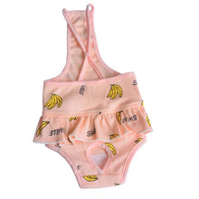 Load image into Gallery viewer, Banana Printed Dog Physiological Pants Comfortable Breathable Strap Pet Physiological Pants, S, M, L, XL