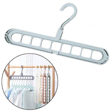 Load image into Gallery viewer, Home Storage Organization Clothes Hanger Drying Rack Plastic Scarf Clothes Hangers