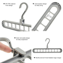 Load image into Gallery viewer, Home Storage Organization Clothes Hanger Drying Rack Plastic Scarf Clothes Hangers