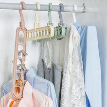 Load image into Gallery viewer, Home Storage Organization Clothes Hanger Drying Rack Plastic Scarf Clothes Hangers