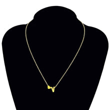 Load image into Gallery viewer, Fashion Tiny Dainty Heart Initial Necklace Personalized Letter Necklace Name Jewelry for women accessories girlfriend gift, A, B, C, D, E, F, G, H, I, J, K, L, M, N, O, P, Q, R, S, T, U, V, W, X, Y, Z