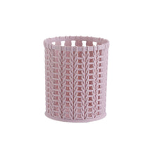 Load image into Gallery viewer, HH301 Office Organizer Desktop Hollow Cylinder Pen Storage Box Pencil Brush Pot Pen Holder Makeup Brush Plastic Container