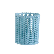 Load image into Gallery viewer, HH301 Office Organizer Desktop Hollow Cylinder Pen Storage Box Pencil Brush Pot Pen Holder Makeup Brush Plastic Container
