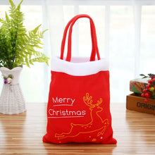 Load image into Gallery viewer, Christmas Eve Decoration Backpack Gift Bag, Elk, Christmas Tree