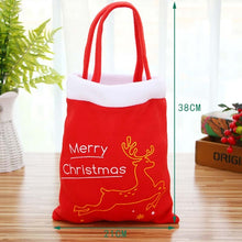 Load image into Gallery viewer, Christmas Eve Decoration Backpack Gift Bag, Elk, Christmas Tree