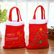 Load image into Gallery viewer, Christmas Eve Decoration Backpack Gift Bag, Elk, Christmas Tree