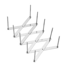 Load image into Gallery viewer, LsCook Retractable Storage Rack Kitchen Foldable Multifunctional Steam Rack Stainless Steel Kitchen Utensil Rack, Stainless Steel Rack