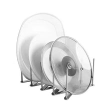 Load image into Gallery viewer, LsCook Retractable Storage Rack Kitchen Foldable Multifunctional Steam Rack Stainless Steel Kitchen Utensil Rack, Stainless Steel Rack