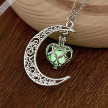 Load image into Gallery viewer, Women Moon Glowing Luminous Gem Charm Necklace Jewelry