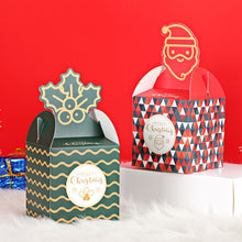 Load image into Gallery viewer, Christmas Eve Apple Packaging Gift Box Candy Box (Green), Green