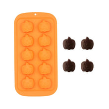 Load image into Gallery viewer, Halloween Cartoon Baking Set Chocolate Mold, Skull Shape, Pumpkin Head Shape, Wizard Hat Shape, Bat Shape