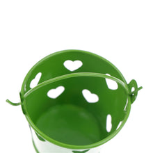Load image into Gallery viewer, Heart Hollow Round Pen Holder Decoration Adorable Mini Desktop Storage Bucket Iron Pencil Holder Stand