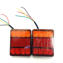 Load image into Gallery viewer, 2 PCS CNSUNNY LIGHT DC 12V Car Truck Trailer Caravans LED Rear Tail Warning Brake Lights, Warning Brake Lights